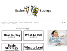 Tablet Screenshot of euchrestrategy.info